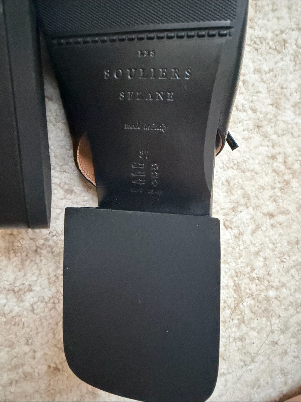 NEW Sezane Philippine Low Mary Janes in Smooth Black (US 6) - Picture 8 of 14